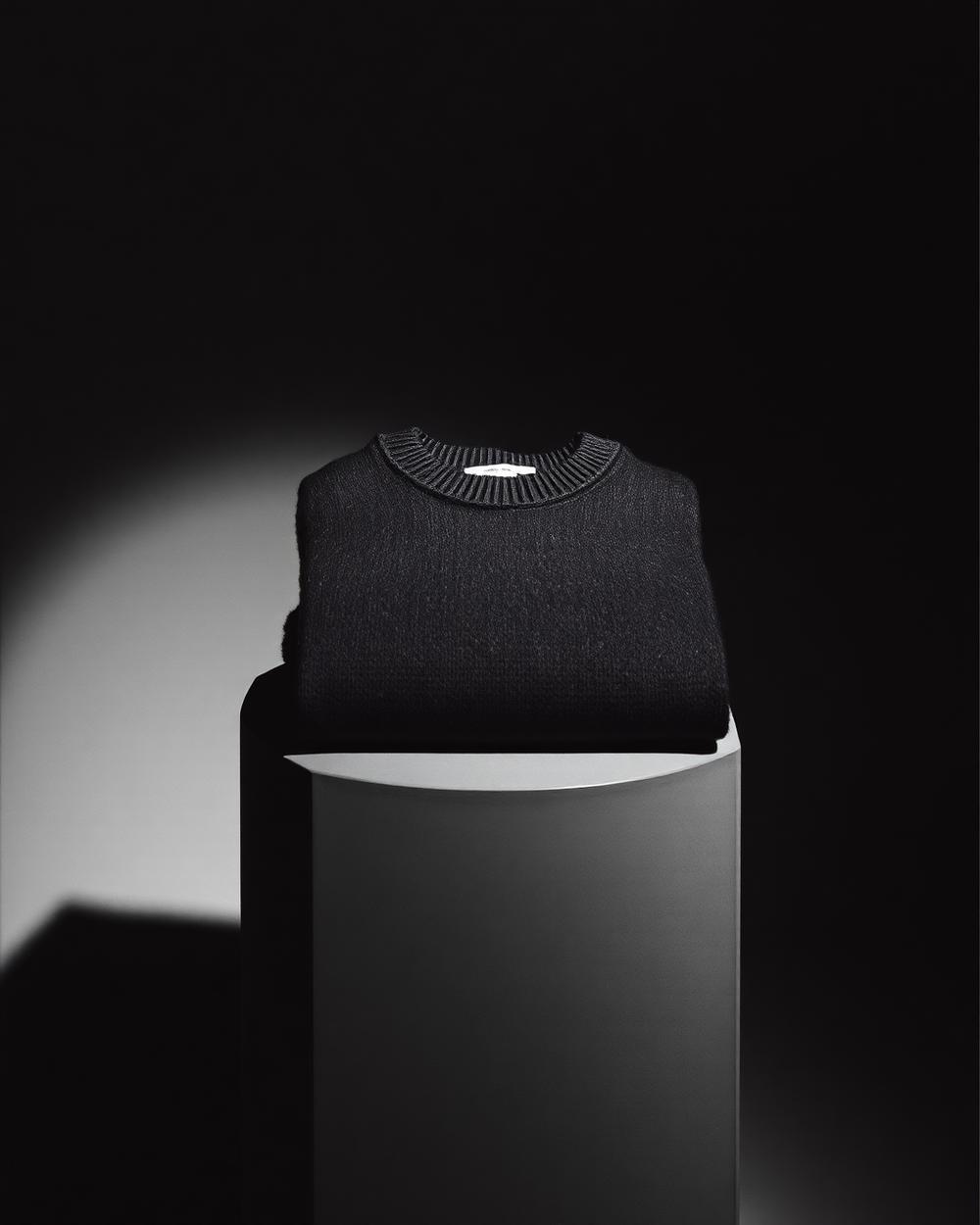 Charcoal Merino Crew